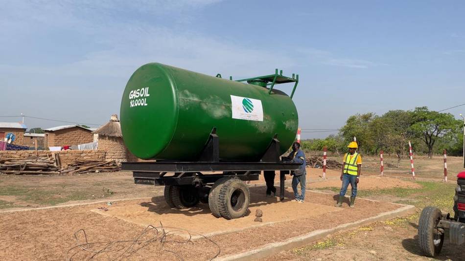 Cuve mobile gasoil 10 000 litres